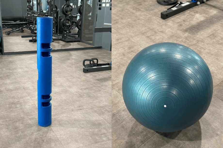 PT-FIT設備包含ViPR火箭筒與瑜珈球,提供使用者更多元的訓練方式 台中二手健身器材買賣-台中二手瑜珈球-台中二手ViPR火箭筒